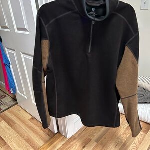 KÜHL Black and Brown Pullover